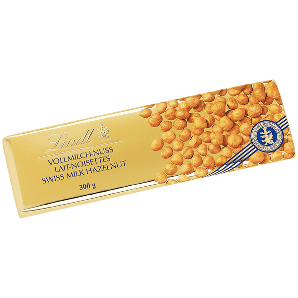 Lindt 300g Vollmilch Ganze NUSS Swiss Premium hazelnut Choclate Schokolade