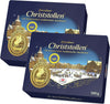 Original Dresdner Christstollen 2 x 500 g Rosinen Stollen in Metalldose Geschenk