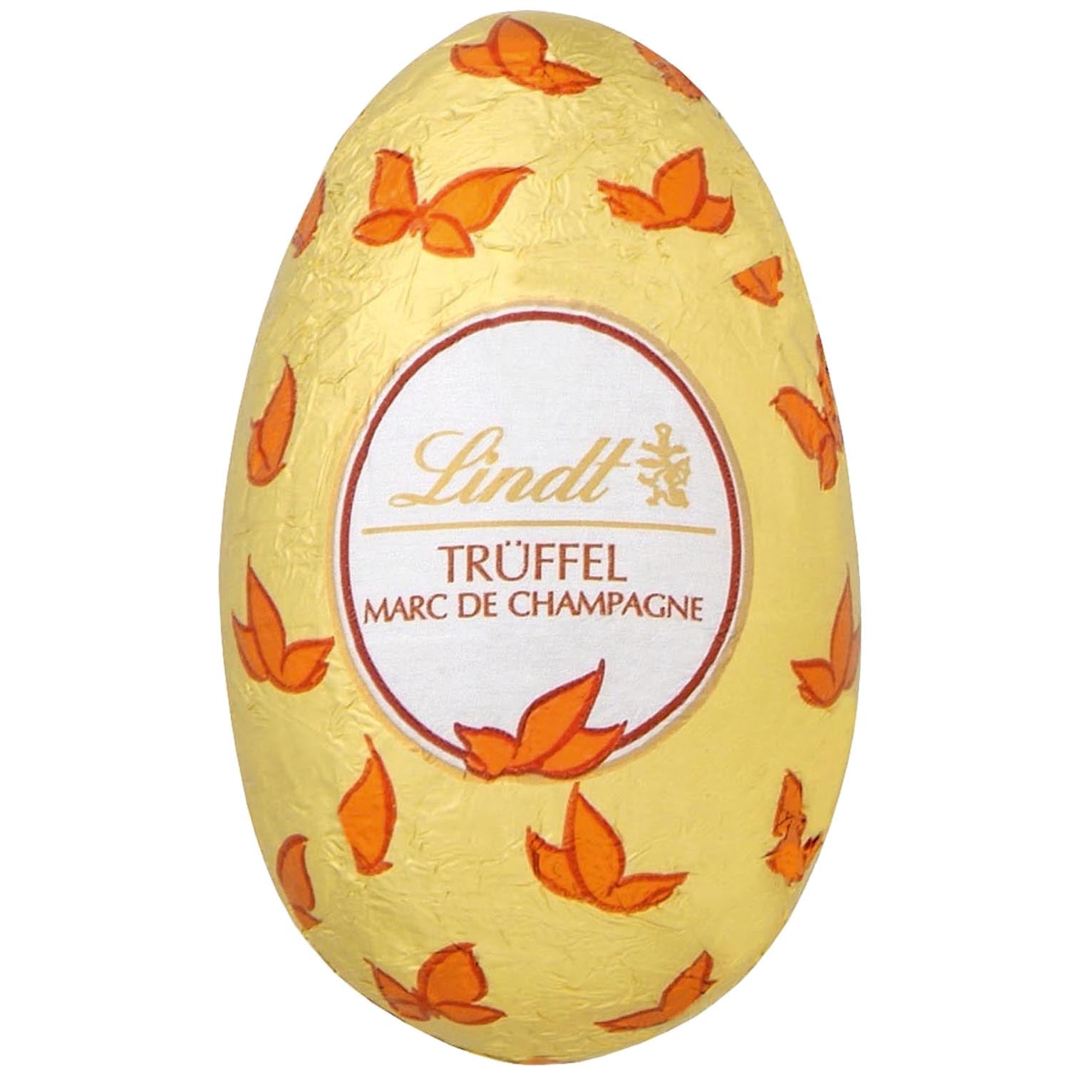 Lindt Alkohol Eier 600 gr. beutel Marc de Champagne Trüffel Weisser-Schokolade 34 eier