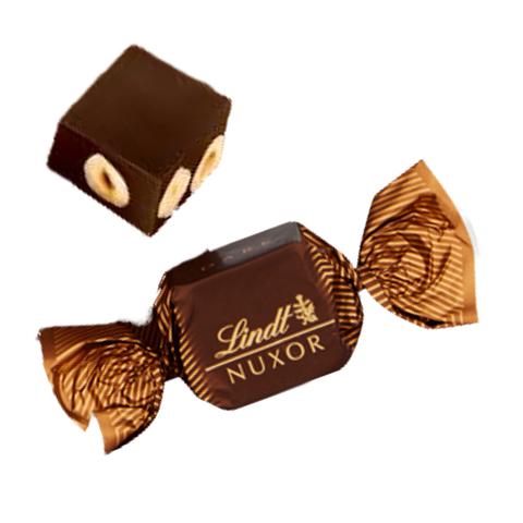 Lindt NUXOR Gianduja Feinherb Beutel 2x 103g = 206g
