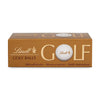 Golfbälle aus Lindt Vollmilch-Schokolade Lindt Golfballs 110 g | mit Nougatcremefüllung und Waffelstückchen MHD 2/26