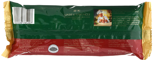 3x Lindt Alkohol Spezialitäten Zartbitter Schokolade mit Williamsbrand 132g = 396g