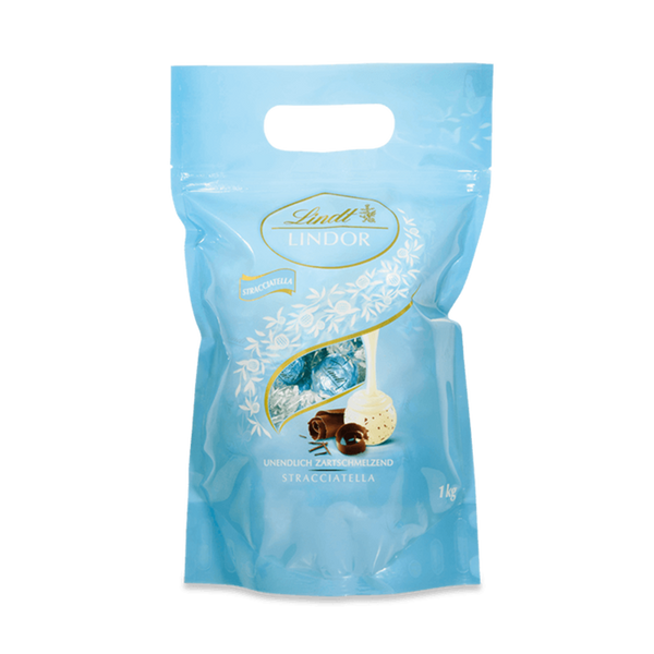Lindt LINDOR Stracciatella Kugeln 1kg ca. 80 Kugeln Lindt Schokolade
