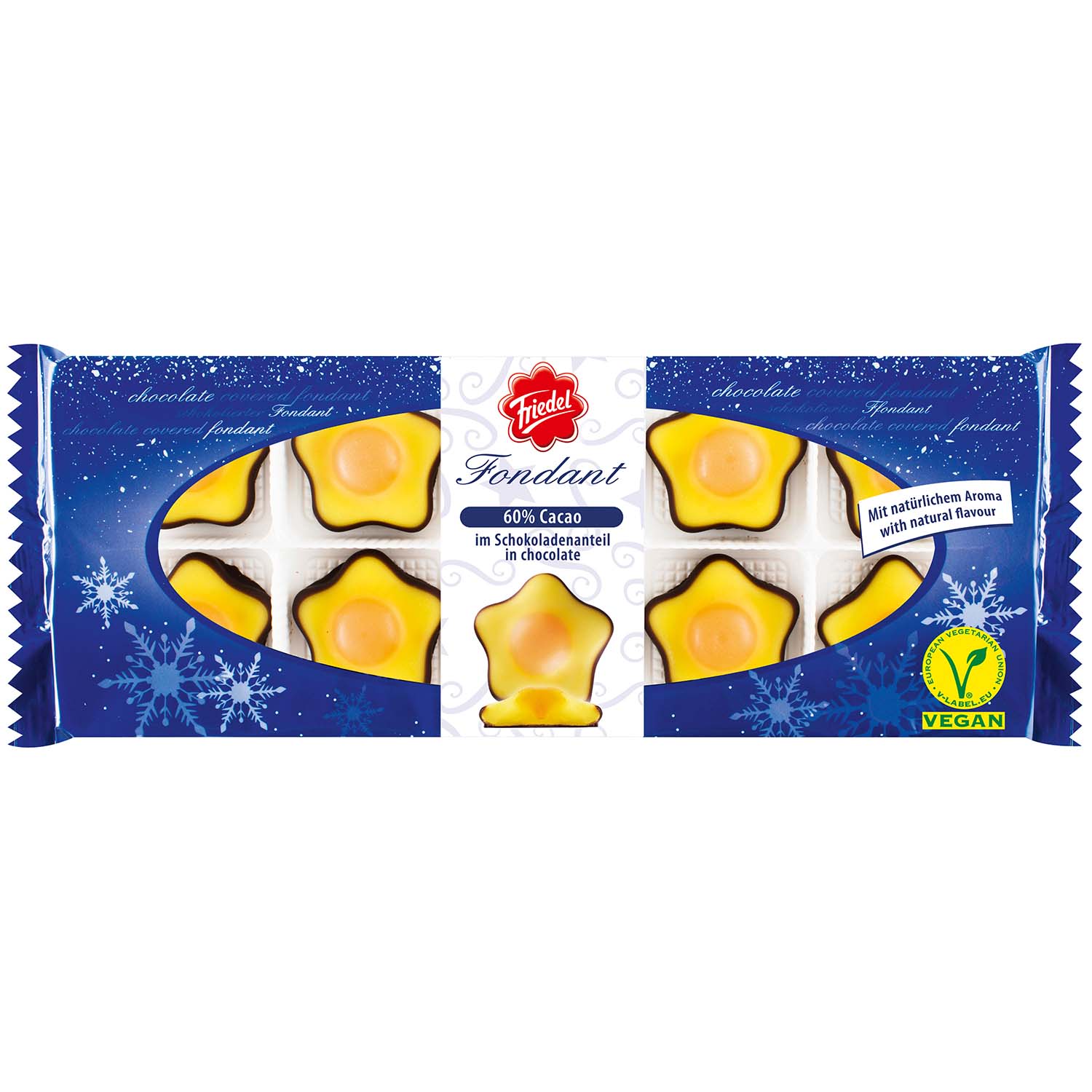 Friedel Baumbehang Fondant Ringe, GELEE Ringe, Schokofondant Ringe und Sterne 4x à 150g