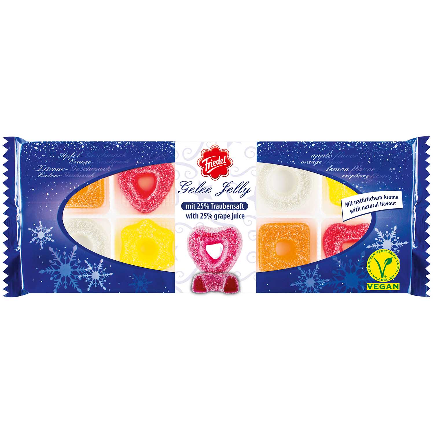Friedel Baumbehang Fondant Ringe, GELEE Ringe, Schokofondant Ringe und Sterne 4x à 150g