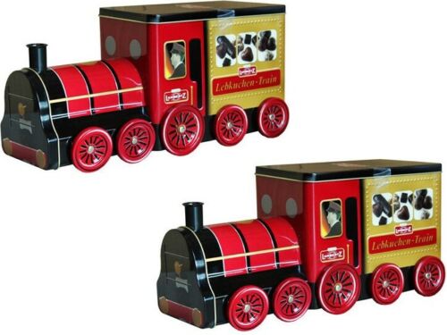 2x Lambertz Lebkuchen LOK Lokomotive UNGEFÜLLT zum befüllen ca 2 Liter Volumen