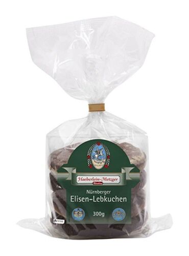 Die BESTEN mit 33%Ölsaaten Elisen Oblatenlebkuchen schokoliert Haeberlein Metzger 300 g MHD: 30/04/2026